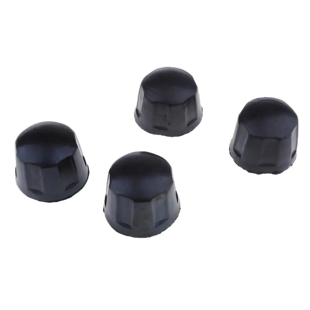 4Pcs Rubber Dust Cover for 50cc 70cc 110cc 125cc Quad Bike ATV - Black