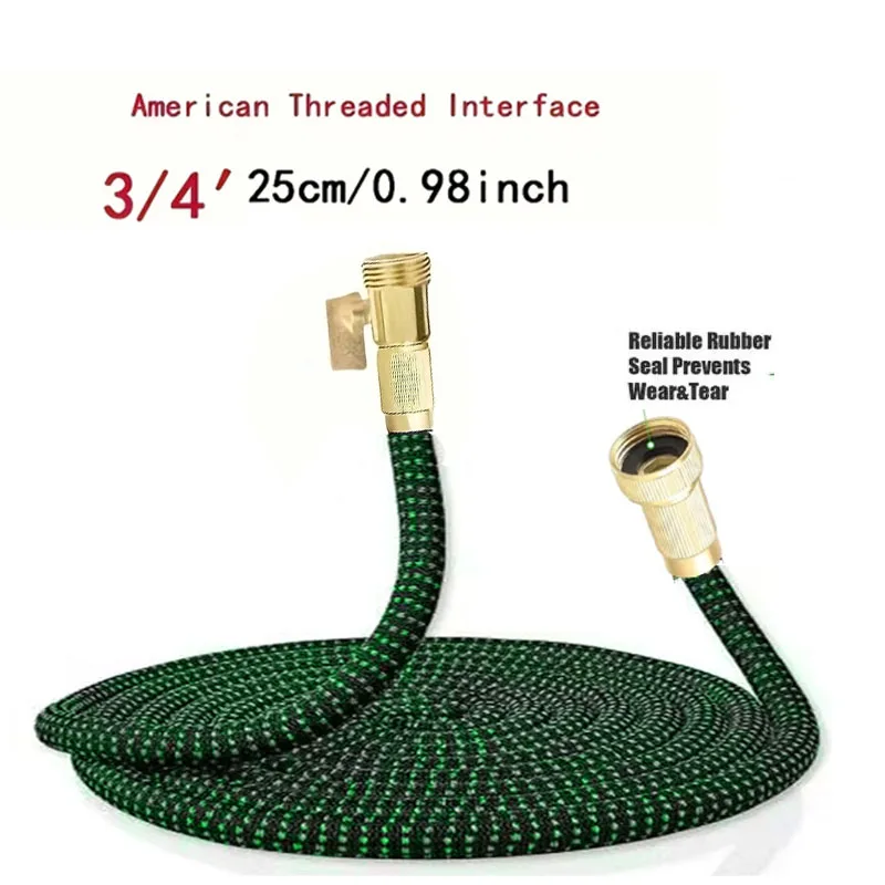 Garden Hose Upgrade: Expandable,Retractable, Non-knotted hose 3/4” Connector Accessories For Garden Watering And Dleaning.”