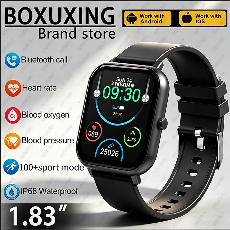 2026 New Smart Watch Man Women Bluetooth Call Sport Fitness 