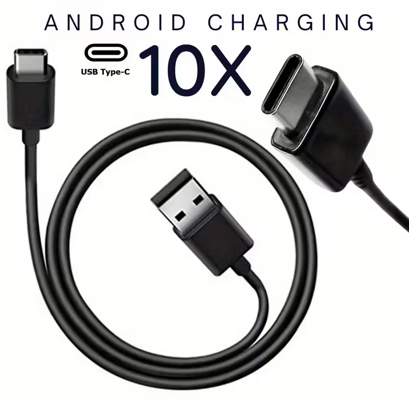 10/20pcs Type C Fast Charging Cords Compact Travel Spare Data Lines
