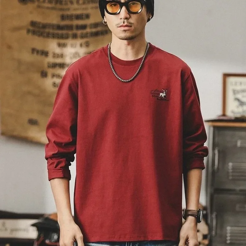 

Spring and Autumn Printed Men's T-shirts One Piece Korean Male Pullover Sale Xxl Bulk Harajuku Fashion Original New Sweatshirt