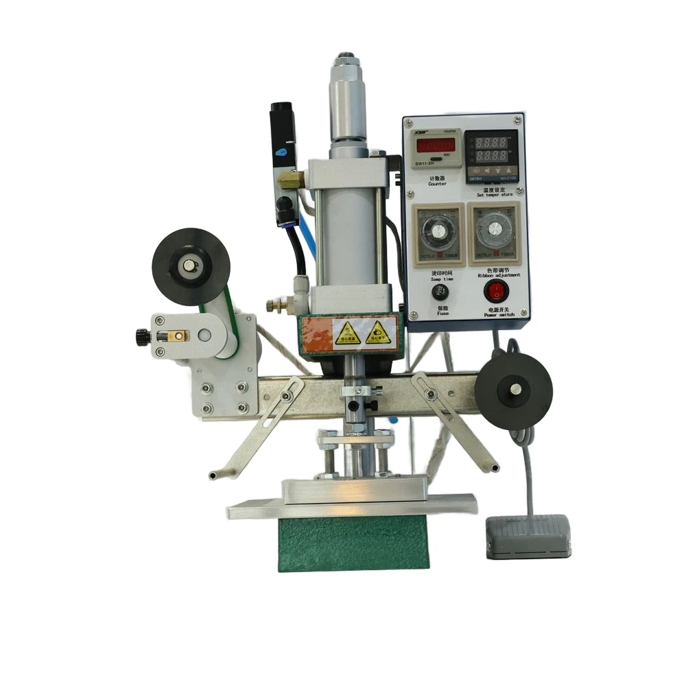 

【HOT】W-Y11 Pneumatic Gilding Press Auto Machine for Hot Press Marking, Stamping on Flat Plastic, Paper, Leather, Wood
