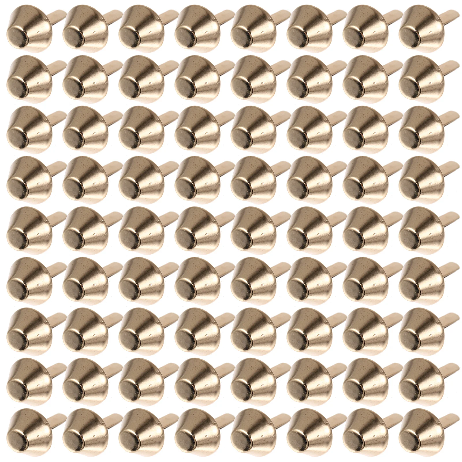 

100Pcs Two Prong Rivets for Bag Bottom Premium Bucket Type Studs for DIY Handbag Repair and Craft Accessories