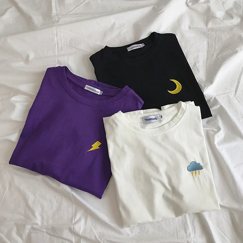 Fioletowa męska koszulka letnia japońska koszulka z krótkim rękawkiem Harajuku Baggy elementy z kreskówek Top Casual Oversized Man Clothes