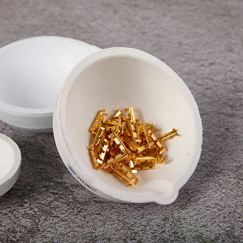 Tygiel kwarcowy wysokotemperaturowy do topienia, miseczka, pojemnik do odlewania złota, srebra i innych metali, do wyrobu biżuterii.