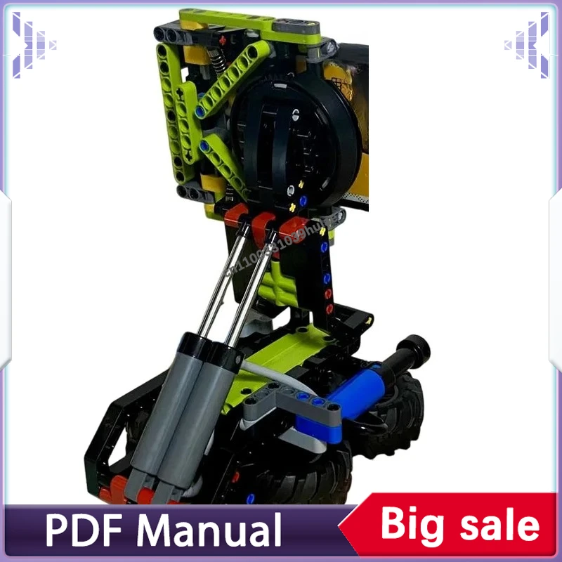 DIY Assembly Brick Set Phone Holder MOC Building Blocks, Desktop Mobile Phone Stand Practical Accessory