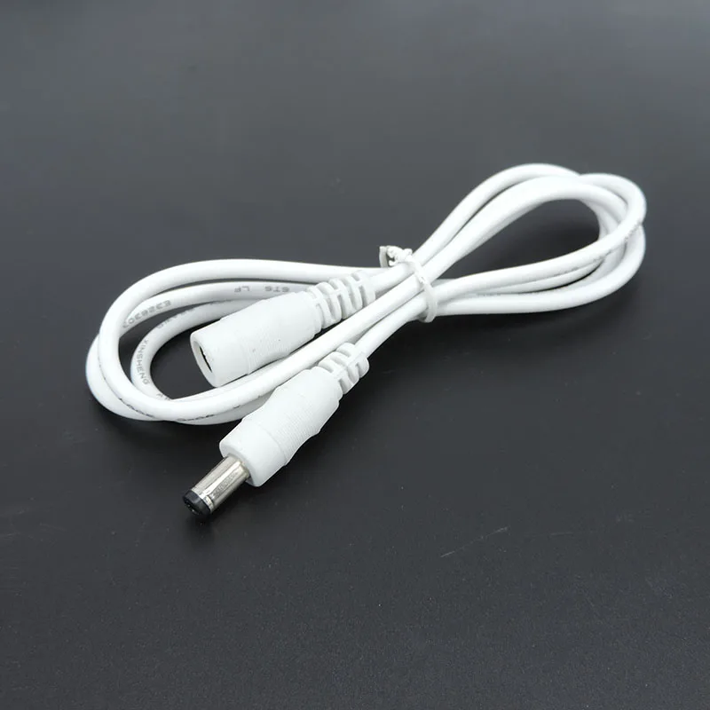 DC Power supply Cable Extension Cord Adapter Female to Male connector Plug 12V 5.5mmx2.1mm Cords For Strip Light CCTV Camera