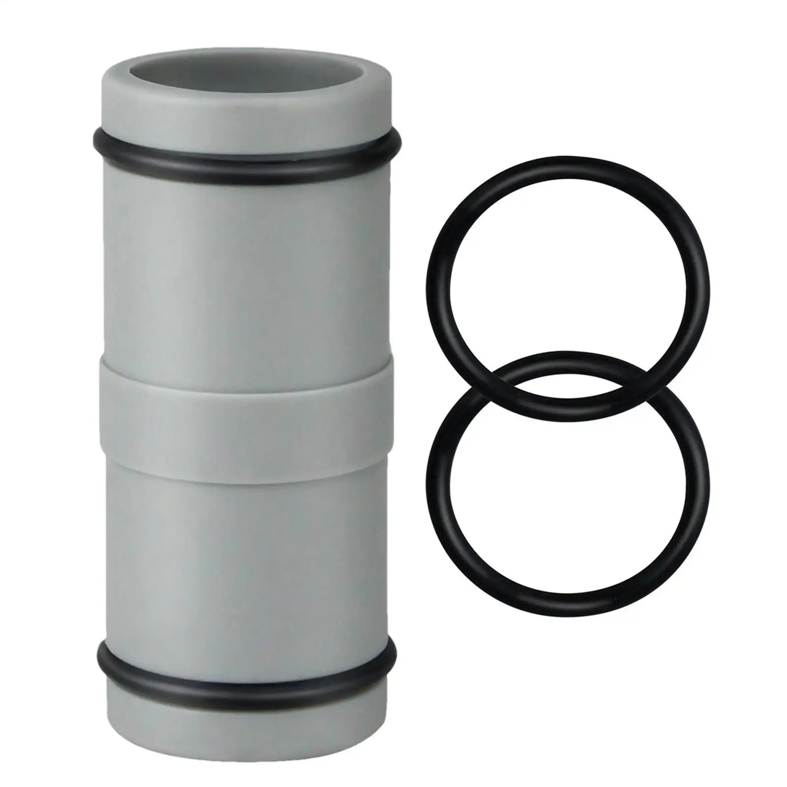 Pool Hose Connector Two-Way Hose Coupling Gadget For 32mm Hose Replacement With Rubber O-Ring Ground Swimming Pool