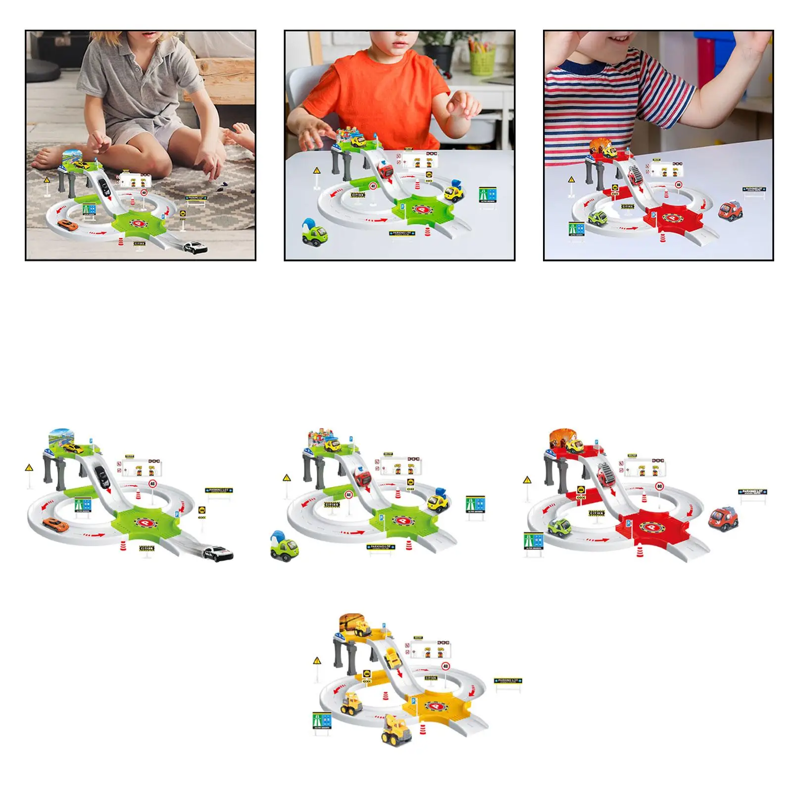 

Boy Toy for Kids Boys Girls Versatile Cartoon Gifts for 4-6 Year Old Sturdy Vehicle Playset Outdoor Activities Assembled Toy
