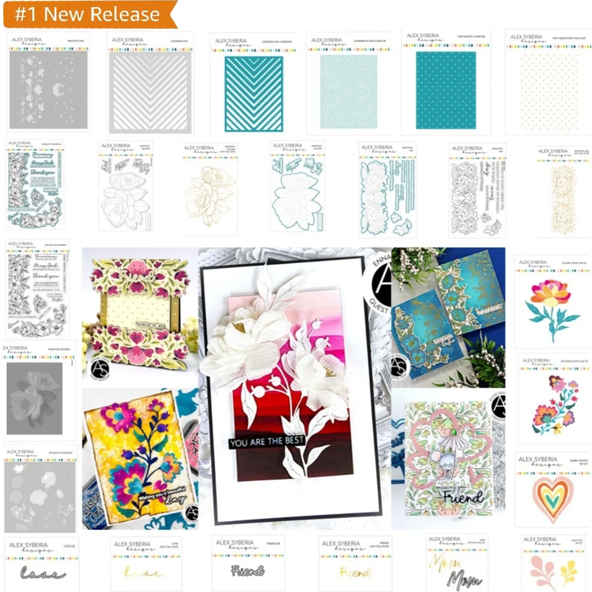 

Summer Flower Rose Peony Clear Stamps Metal Cutting Dies Stencil Hot Foil DIY Scrapbook Embossed Make Paper Card Craft Template