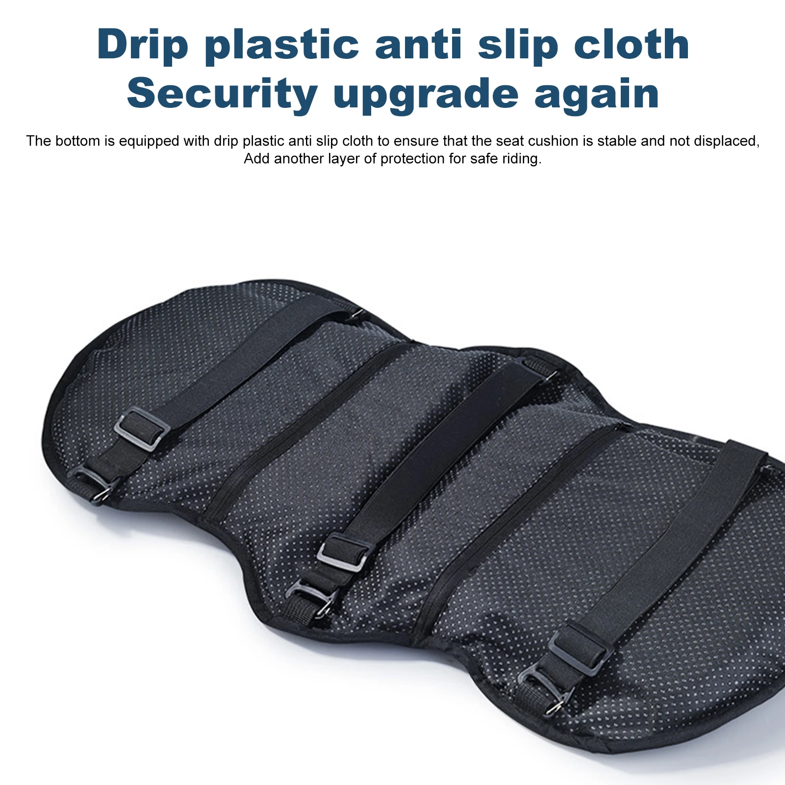 オートバイ用ジェルシートクッション-衝撃吸収-高弾性-通気性-オートバイシートクッション-前後ダブルシート