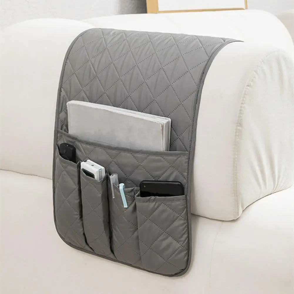 Sofa Armrest Bag Armrest Storage Bag Armrest Organizer with Multiple Compartments Remote Control Holder Storage Bag for Sofa