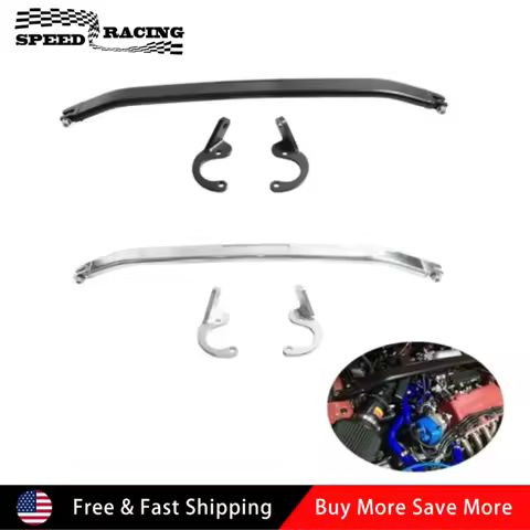 Car Front Top Strut Tie Bar Rear Strut Bar For 1992-1995 Honda Civic Hatchback CX Si VX 1997-2001 Acura Integra GS Type R