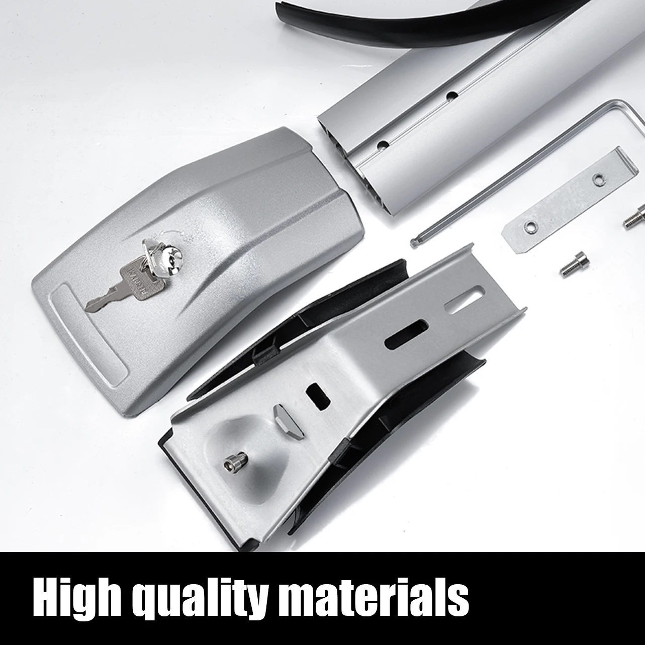 2 قطعة مناسبة ل BYD SEAL U(SONG Plus EV)(SONG Plus dmi)2023-2025 قابل للقفل سقف السكك الحديدية رف العارضة القضبان الصليب سبائك الألومنيوم Bl