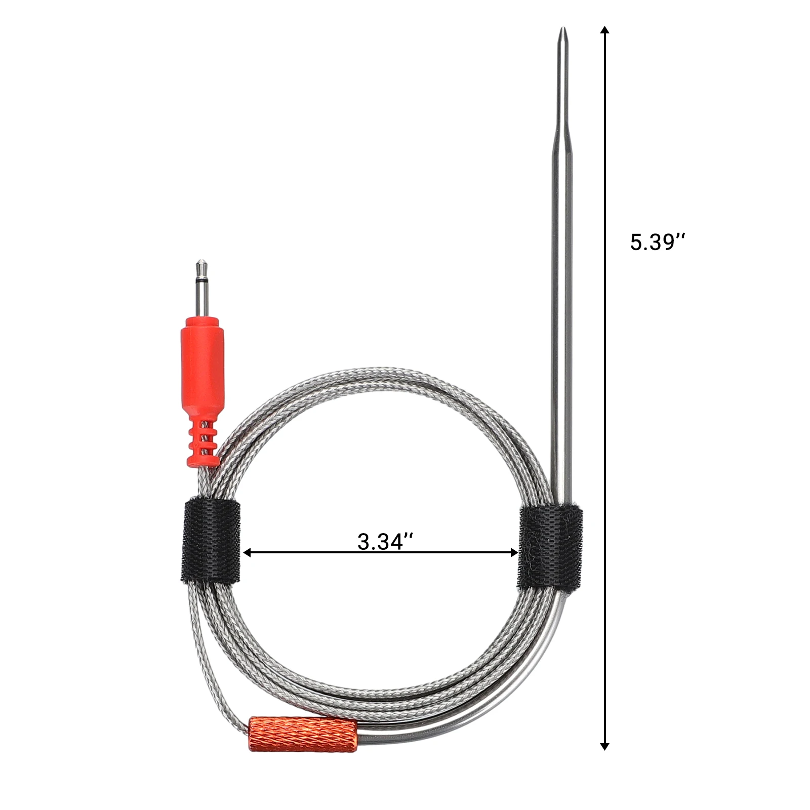 Stainless Steel Food Grade Temperature Probe Compatible with IBT-26S BBQ Grill Thermometer Replacement Meat Sensor