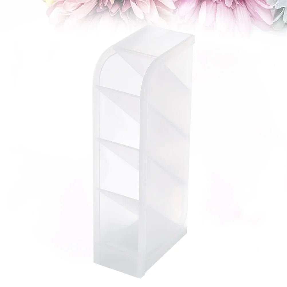 

4 Grids Desktop Organizer Box Transparent Multifunctional Storage for Makeup Stationery Socks Cosmetics Toiletry Supplies