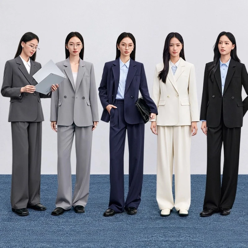 SENTUBILA Women's Blazer Pant Suits Two Piece Set Office Lady Workwear Outfits 2026 Autumn Maching Sets Woman Clothes 153ZE2301Z