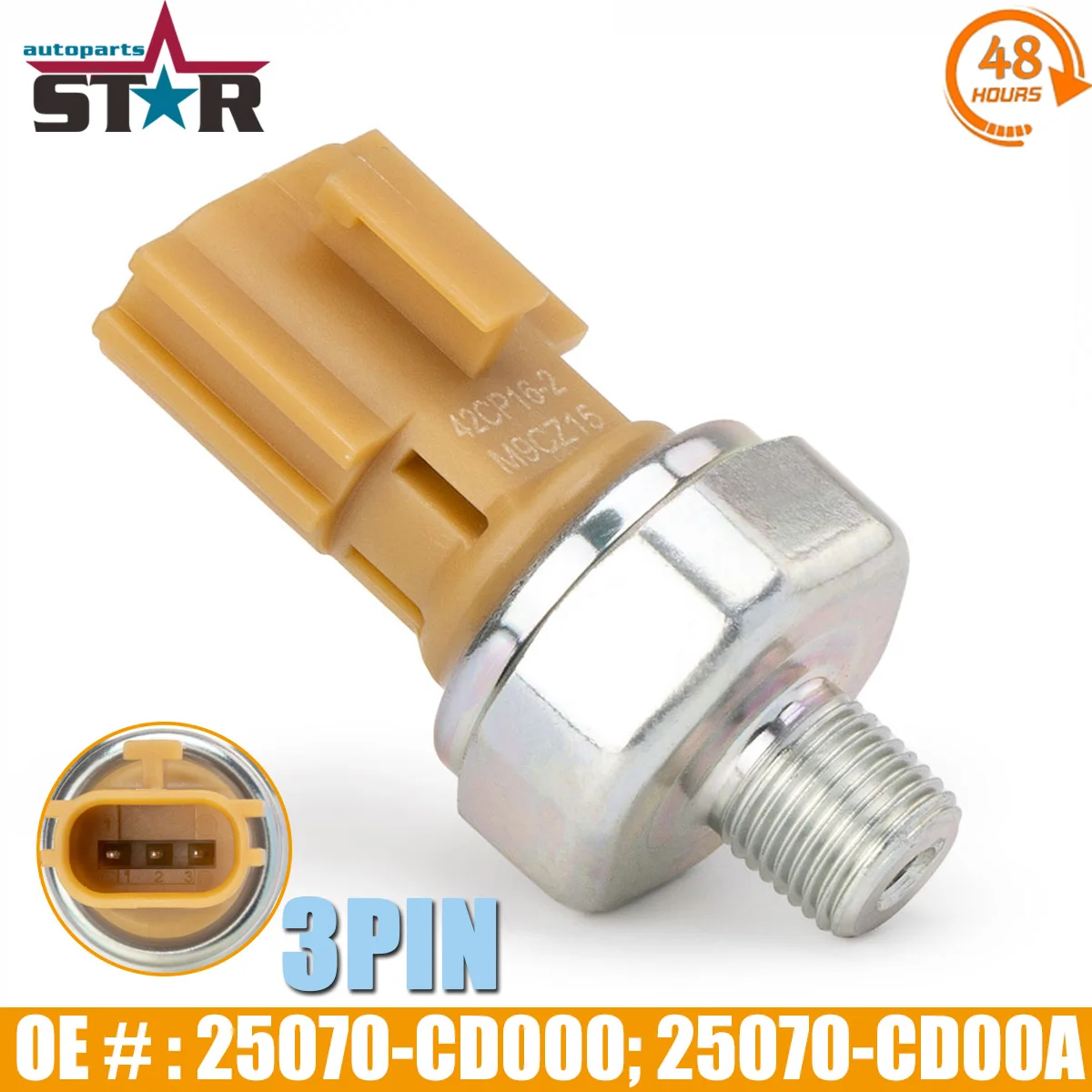 

25070-CD000 25070-CD00A Oil Pressure Sensor For Infiniti QX56 5.6L For Nissan 350Z Altima 3.5L Sentra 2.0L Titan Armada 5.6L