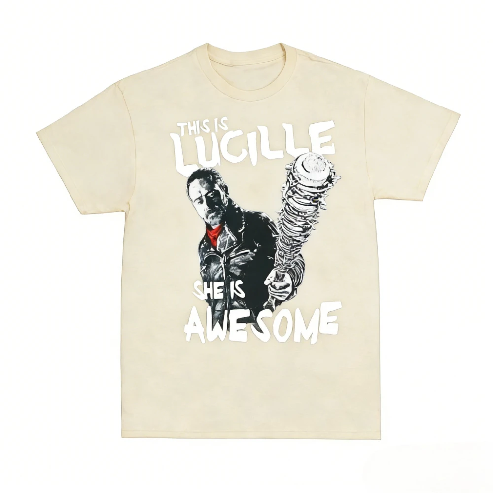 The Walking Dead Negan This Is Lucille Vintage TV Series Tee Mens Womens Iconic Lucille Swing Graphic Casual 2026 Summer T-Shirt - view 2