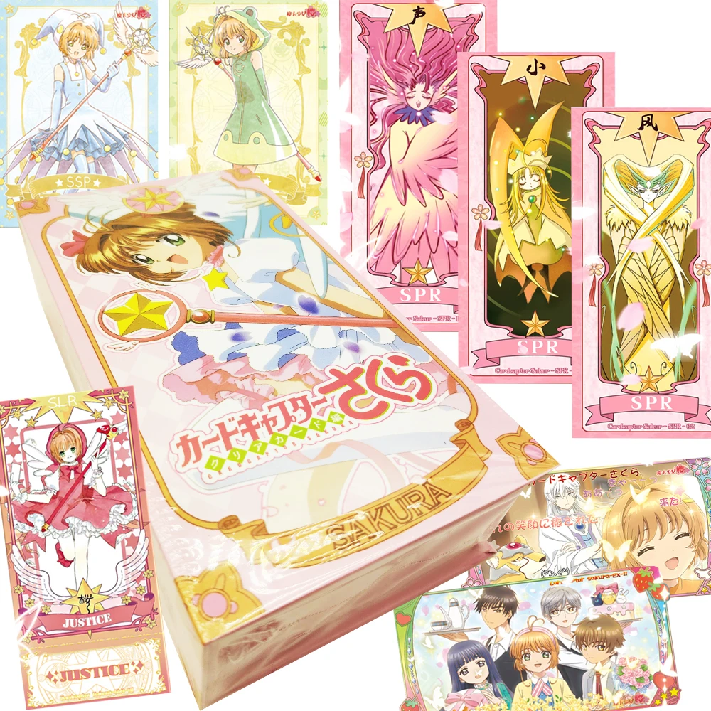 

High Scoring Classic Anime Collection Cards for Boys Girls Lucky Four-Leaf Clover Cute Design Anime Roles Cartoon ZR Cards Gifts
