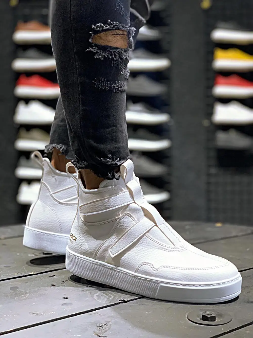 Botas deportivas Knack 033, color blanco