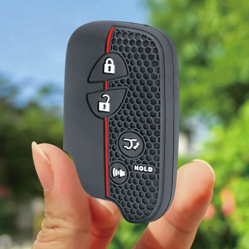 

4Buttons Remote Silicone Key Fob Cover Case Keychain For Lexus CT200h GX460 IS250 IS350 RX450h ES330 ES350 LS460 GS300 450h 460h