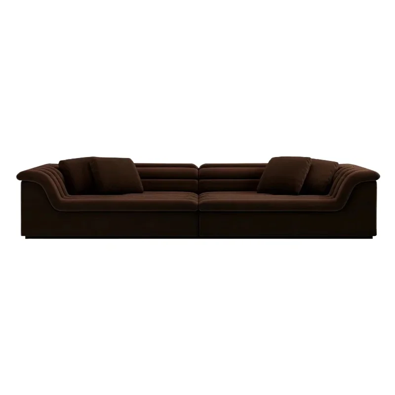 Hotel villa sofa, Italian minimalist design cloth leather, optional cross-border foreign trade OEM furniture manufacturer