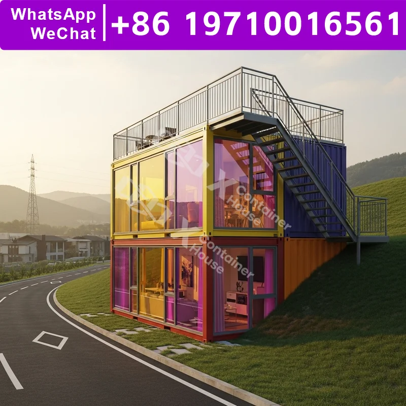 

Доступные контейнерные домики. Готовые домики. Готовое общежитие на солнечной энергии. Мобильный дом. Временный плоский пакет. Дом. Компактный узор.