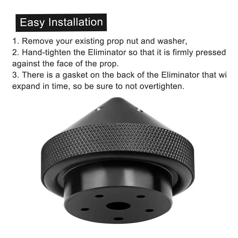Eliminator Trolling Motor Prop Nut Compatible With For Motorguide GFEL-MG-BK-DP G-Force Motor Prop Nut-A67F