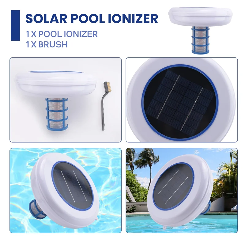 

AK25-Sale Solar Pool-Ionizer Copper Silver Swimming Pool Purifier Water Purifier Kills-Algae Pool Ionizer