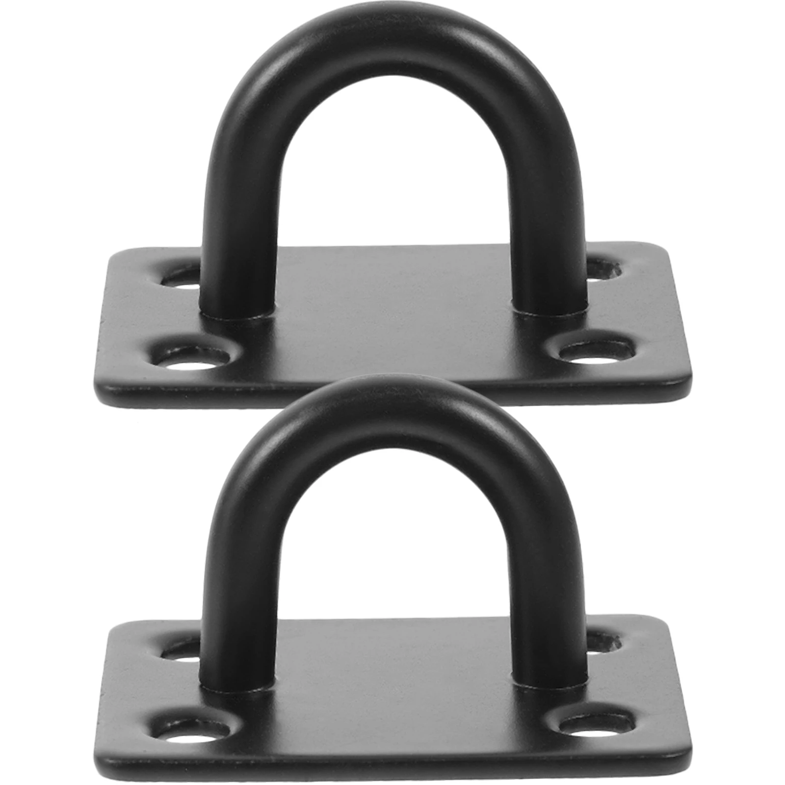 

2pcs U-shaped Hooks Stainless Steel Heavy Duty Ceiling Eye Plate for Indoor Outdoor Concrete Wall Mount