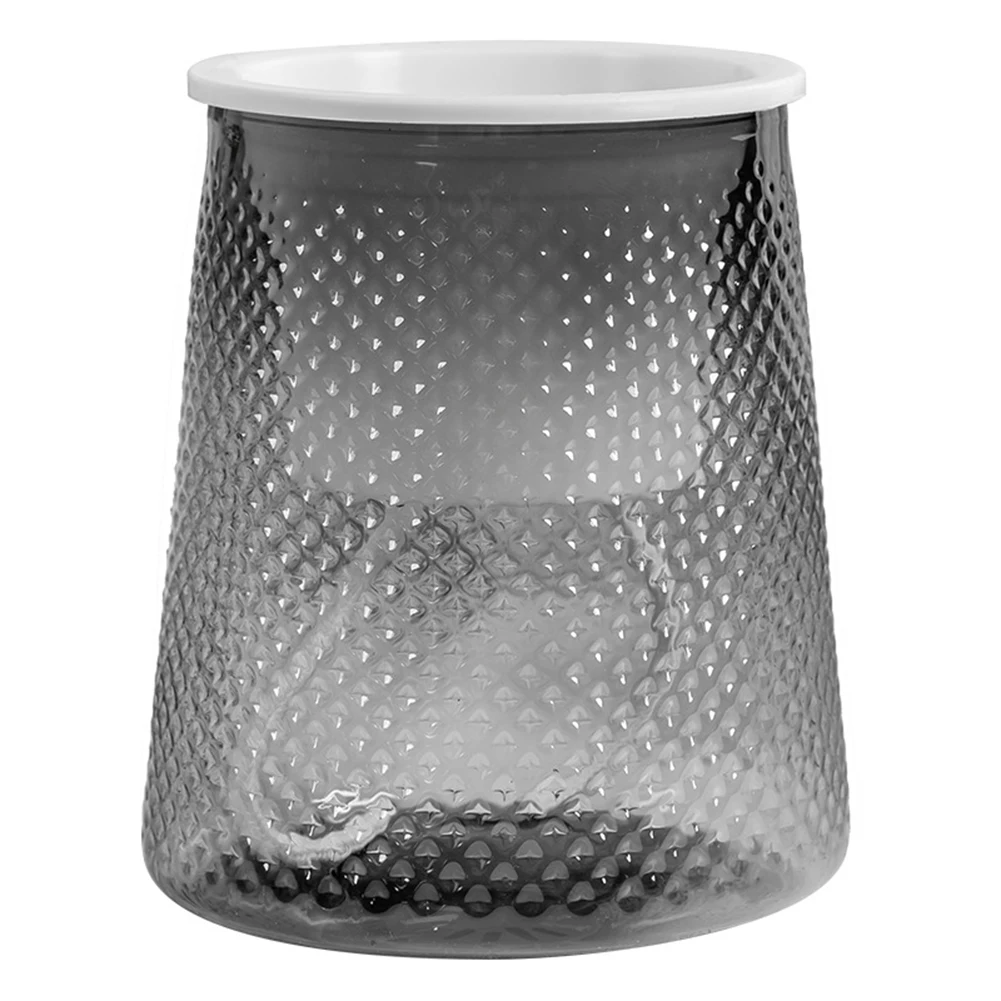 Office Transparent Automatic Sleek Design Transparent Construction Water Absorbing System Flowerpot Busy Individuals