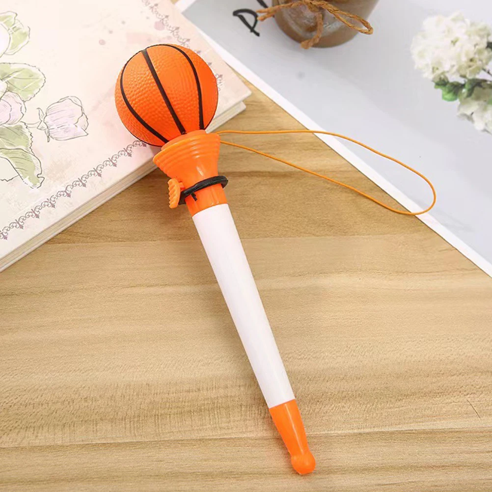 

6 Pcs Basketball Pen Ballpoint Gel Pens Cute Plastic Ejection Pens for Kids Students Office Workers Gifts Random Color