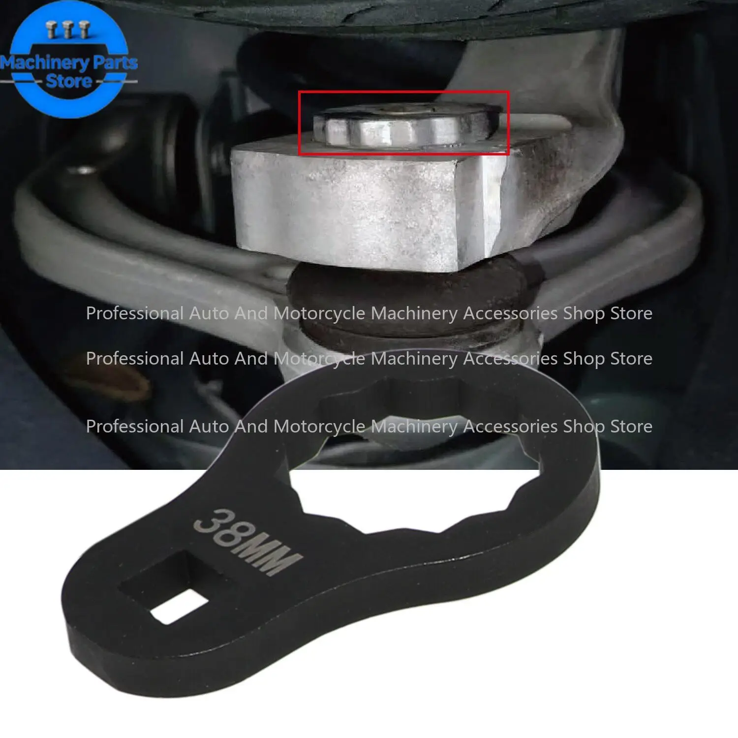 

Ключ для снятия шаровых опор Mercedes-Benz, инструмент для обслуживания шасси, 12-гранный ключ для нижнего рычага подвески, 32/38 мм