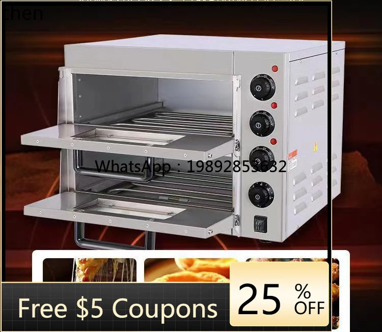 فرن كهربائي تجاري من ABB بسعة كبيرة لخبز الخبز والكعك وفرن بيتزا كبير للمخابز