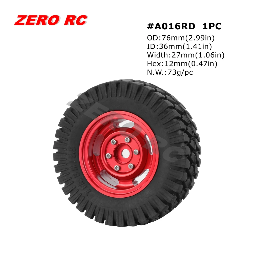 KINGCOO Lot De 4 Jantes Beadlock En Aluminium 3,8 Cm Pour Voiture RC 1/10 – Déport Réglable 4,4 Mm/2,8 Mm – Compatible Axial, Tamiya, LC70, D90, MN98
