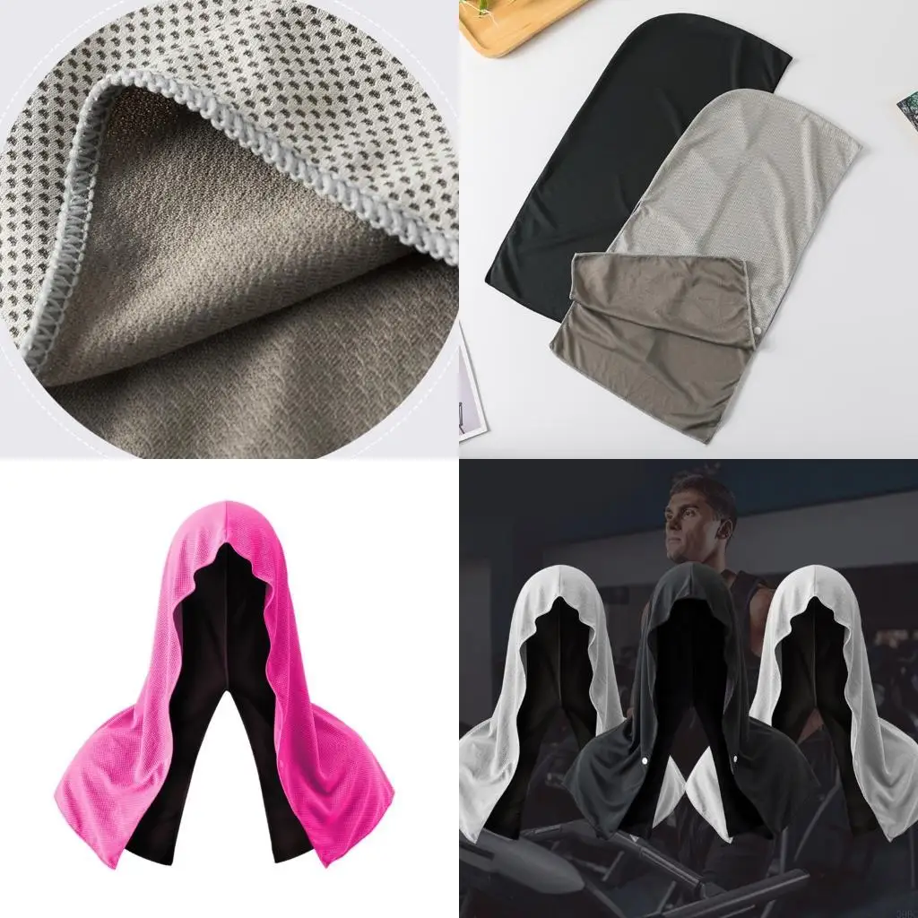 

39BC Quick Dry Cooling Headscarf For Camping Beach Yoga Gym Multi Purpose Sports Accessory