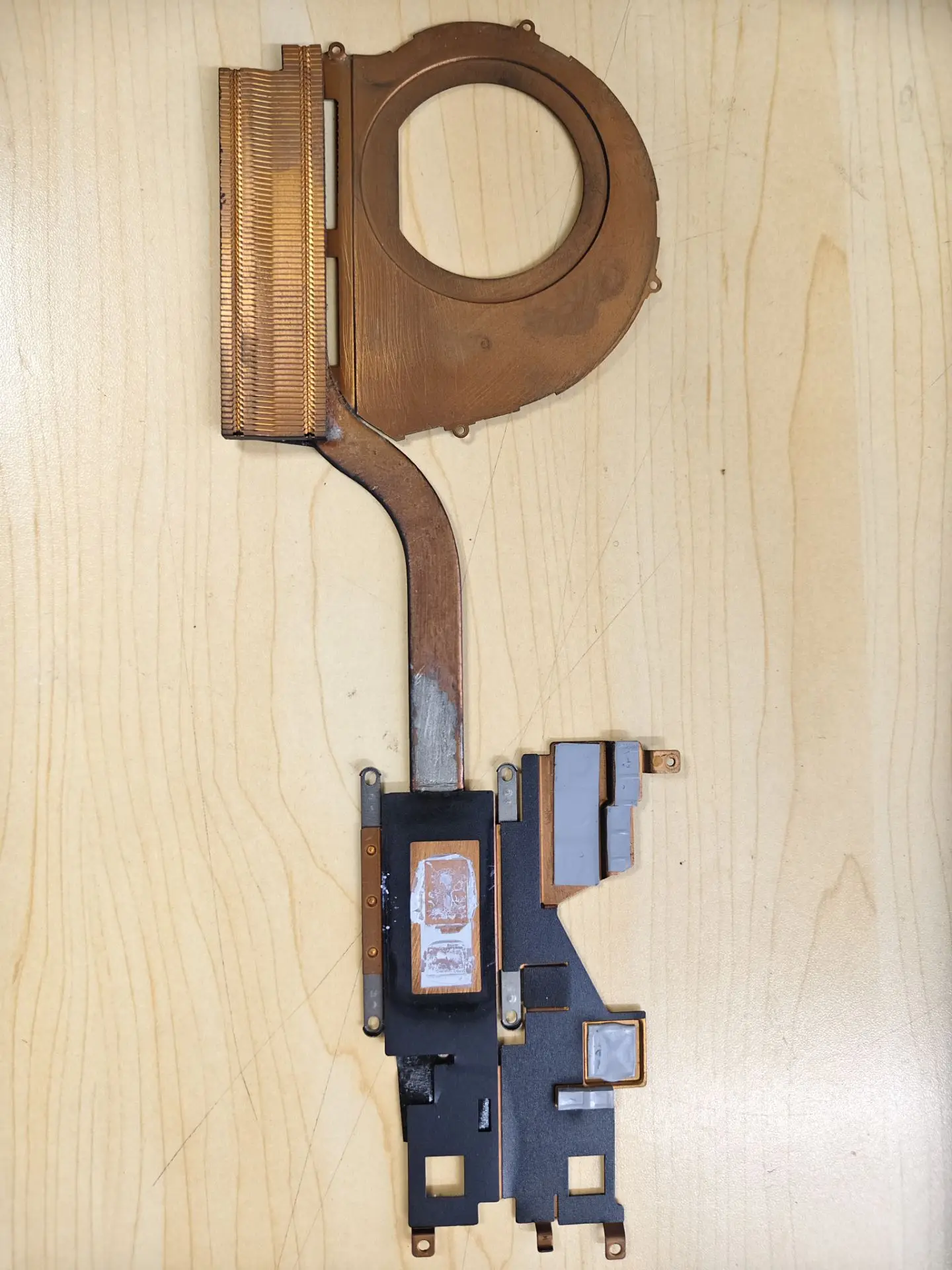 Used Heatsink for Huawei MateBook 14 KLCZ-WFH9 KLV-W19 KLV-W29 KLVC-WFE9L KLVC-WAH9L 2019 2020 Radiator HQ23310096000