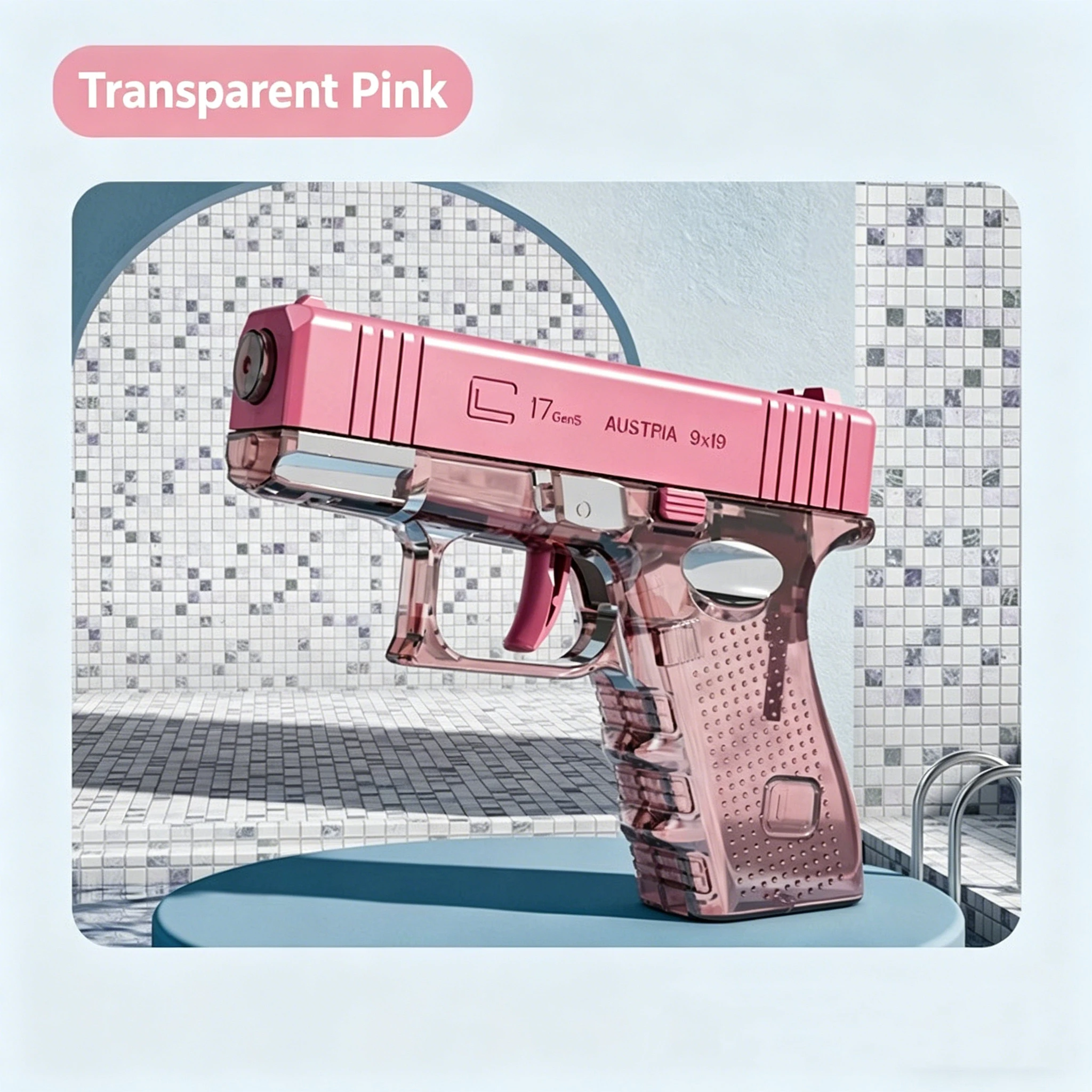 Hot Mini Desert Eagle Mechanical Continuous Firing Water Gun Small Pistol Summer Outdoor Beach Poor Toy Shoot Water Gun for Kids view 5