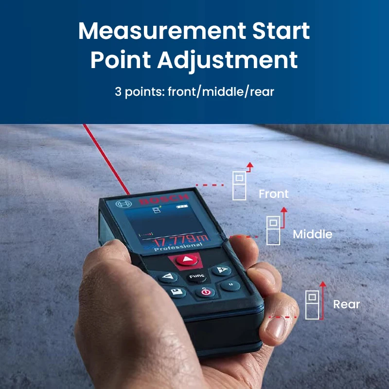 Bosch 40M Laser Rangefinder GLM400 GLM4000 Professional Multi Modes Digital Distance Meter High Precision Laser Measure Tape