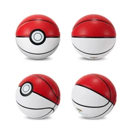 High Quality White Red PU Basketball Official Size 7 Professional Basketball with 4 Layers Outdoor Indoor Durable Ball 5