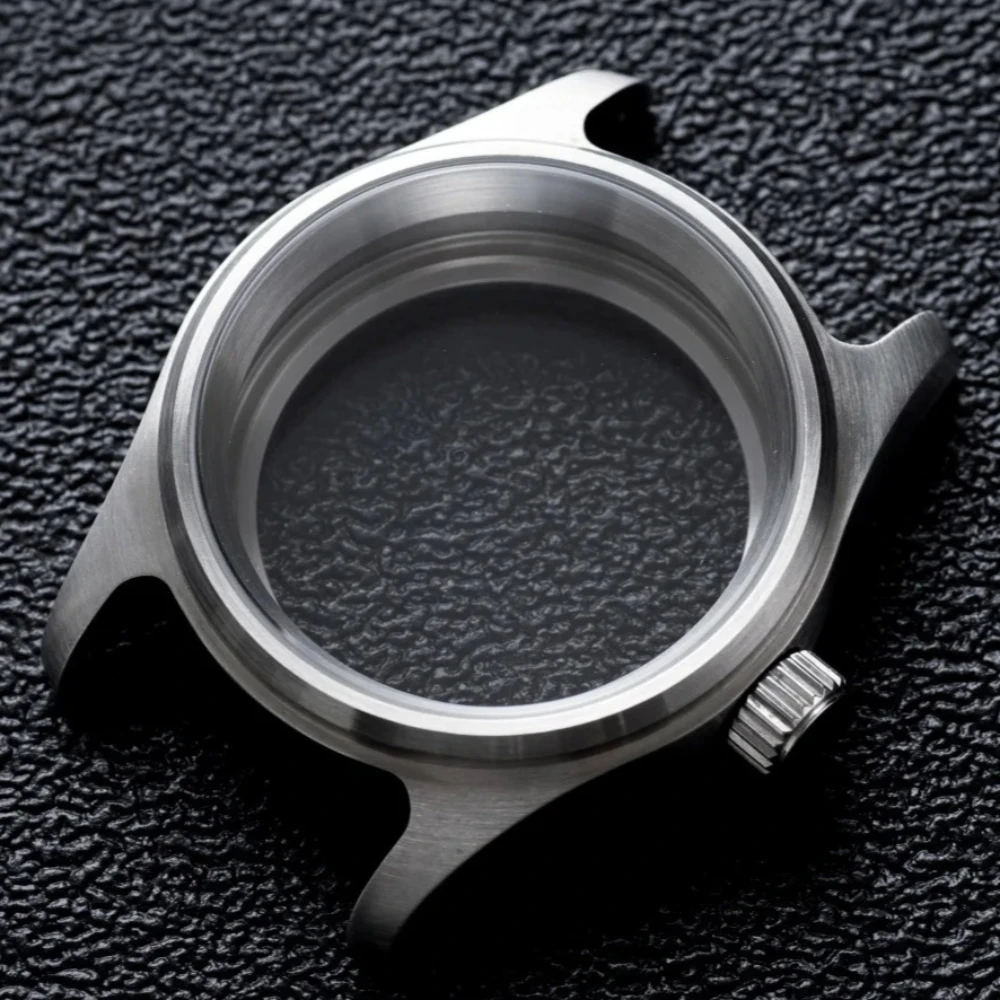36mm Silver Watch Case Fit 28.5-29mm Dial for NH34/NH35/NH36/NH38/4R/7S Automatic Movement Sapphire Crystal 904 Mod Parts