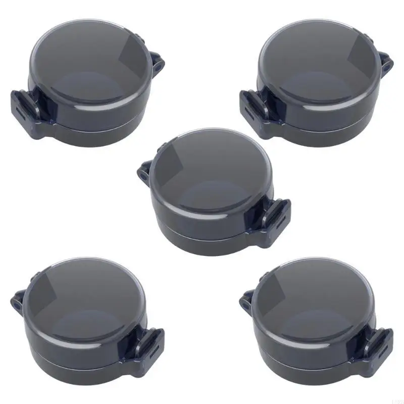 Zabezpieczenie przed dziećmi do zamka drzwi 5 sztuk/paczka osłona zasuwy zapobiega przypadkowej blokadzie jednolity L8RB