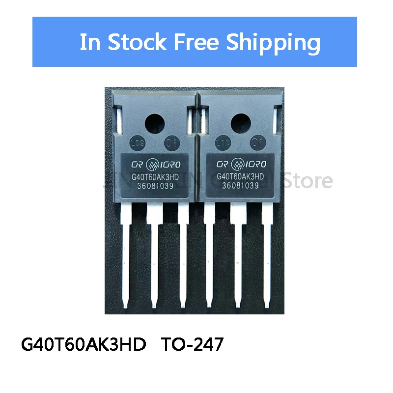 5PCS Original  brand new CRG40T60AK3HD TO-247 G40T60AK3HD 40A 600V IGBT field-effect transistor