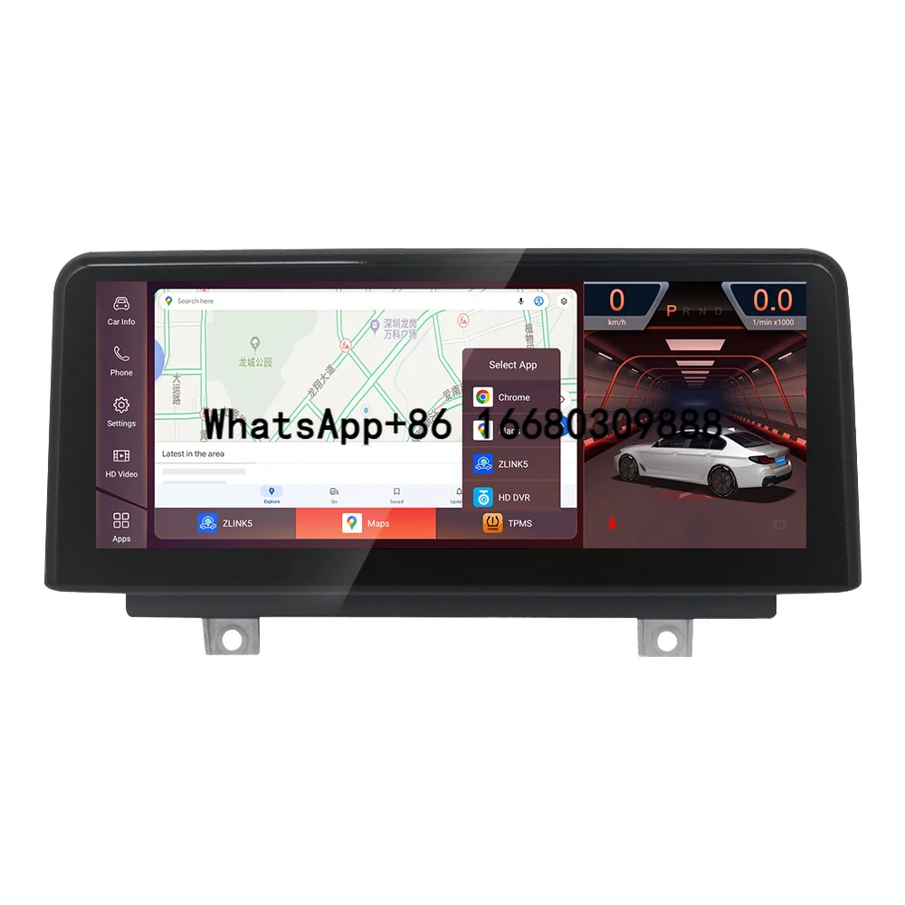 

MEKEDE Snapdragon 680 ID8 Car-play Android Auto Car Stereo for 3 4 Series 2013-2017 F30 F31F34 F35 NBT EVO 2018-2019