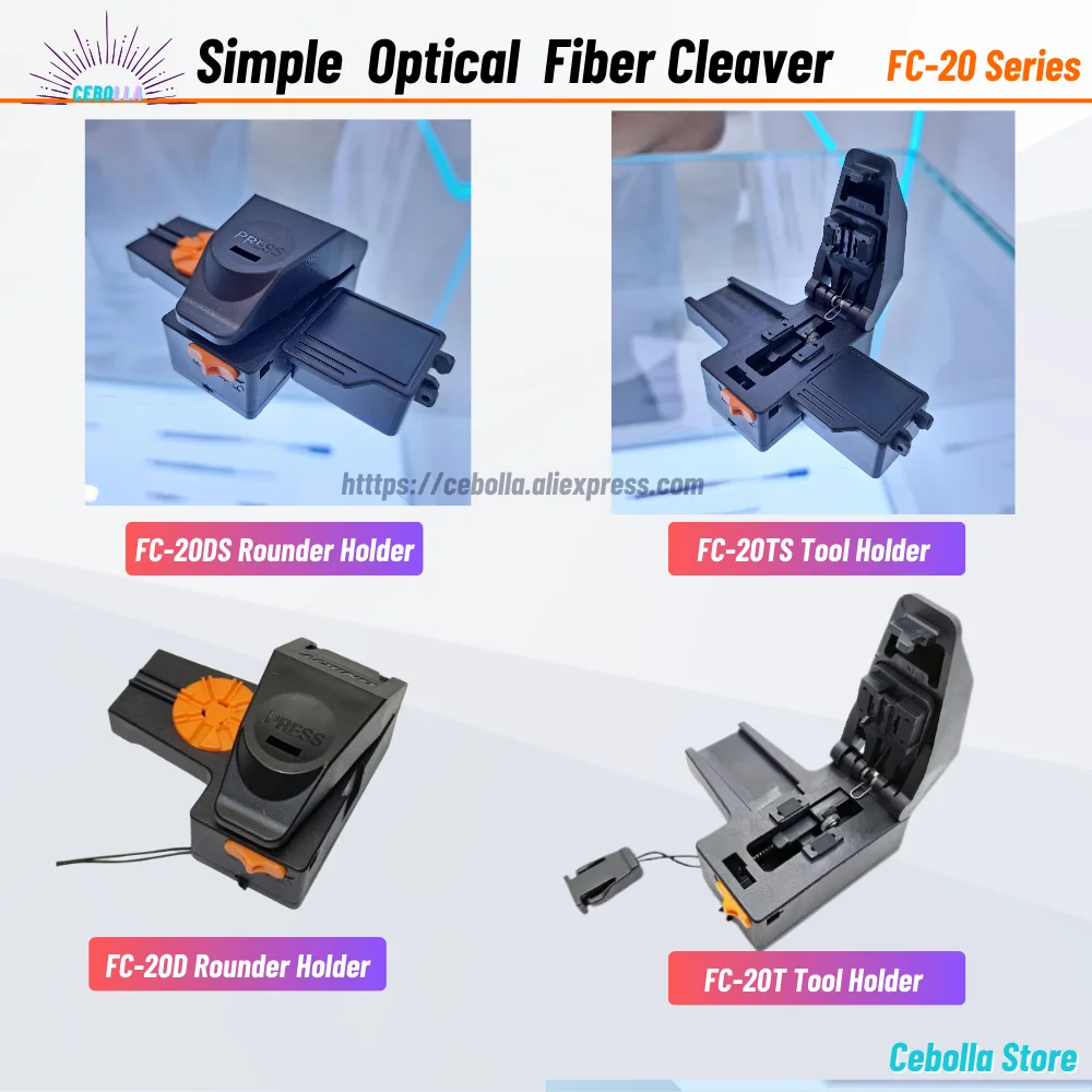 

FC-20 Series Cutter Hand Tungsten Steel Sheet Fiber Optical Tool Plastic Material Mini Cleaver Portable light cutter