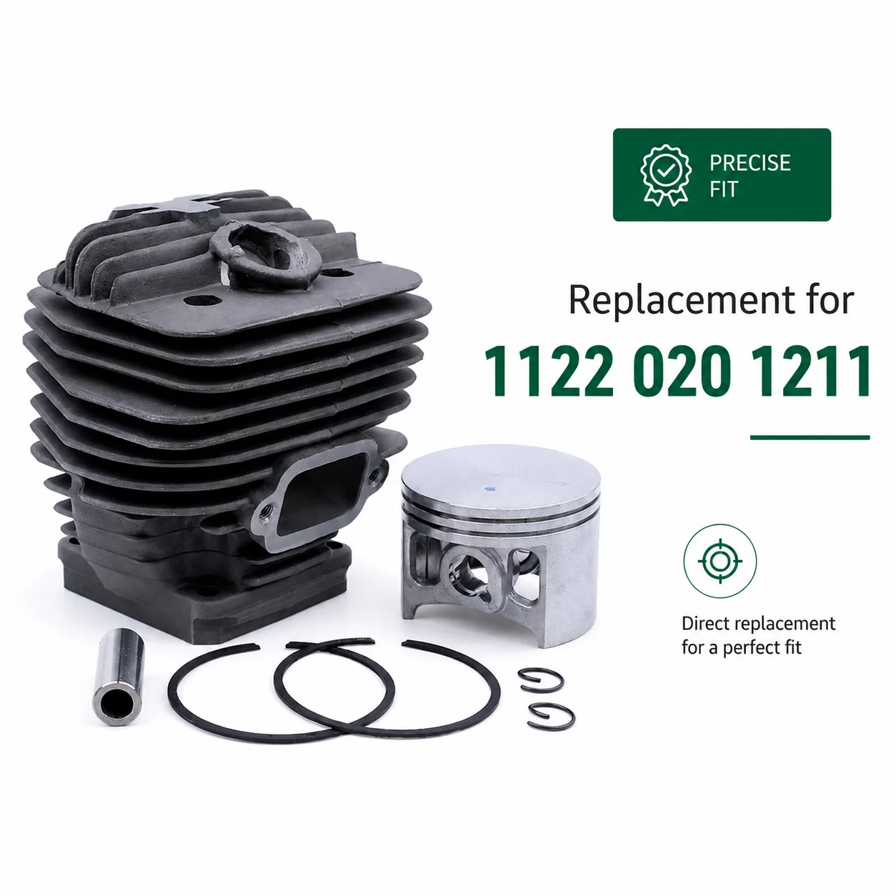 56mm Big Bore Cylinder Piston Kit For Stihl Ms660 066 Magnum Chainsaw Replaces 1122 020 1211 Top End Rebuild Kit with Oil Seals