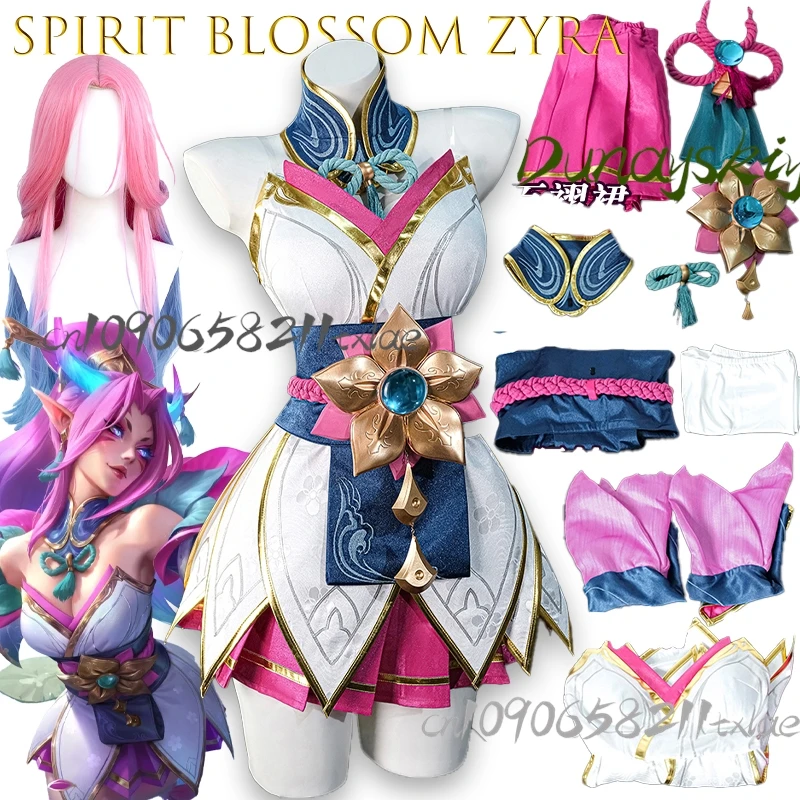 Shop1104629319 Store Spirit Blossom Zyra disfraz de Cosplay para mujer, diseño Sexy de alta calidad, disfraces de fiesta de Halloween de Anime para mujer