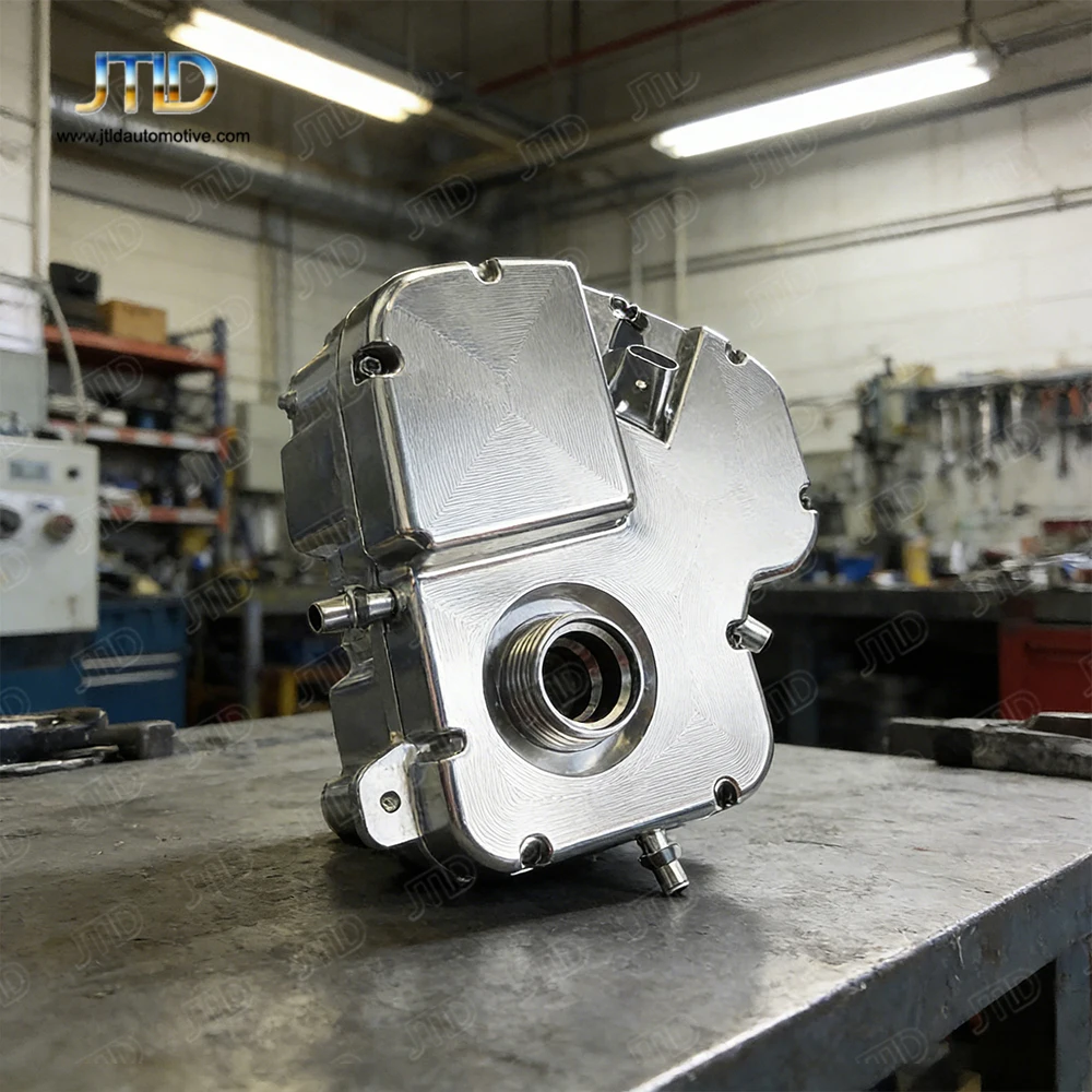 

Aluminum Coolant Tank Upgrade Replacement All Silver CNC Coolant Expansion Tank Reservoir for BMW F90 M5 M8 S63 F92