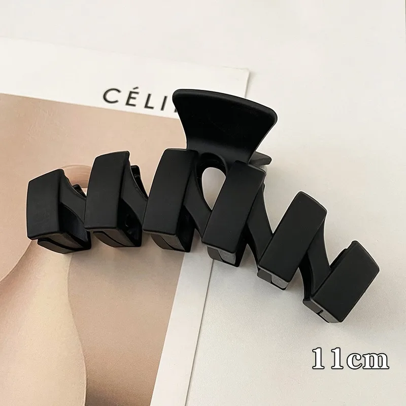 3/4/5pcs Frauen Mädchen Haar Krallen Clips schwarz Kaffee große Klaue Clips Pferdes chwanz Haarnadel Krabben Haars pange Mode Haarschmuck Geschenke